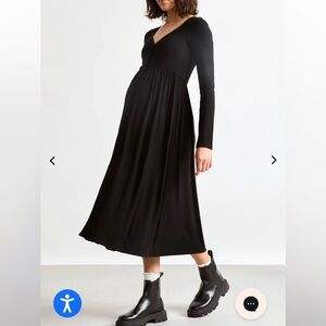 Hatch Softest Rib Nursing Dress